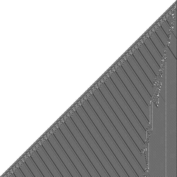 1D cellular automaton rule 110